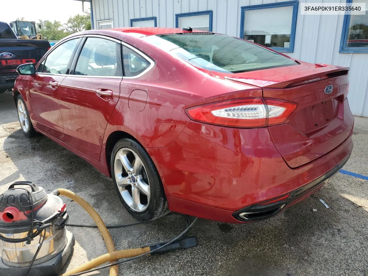 2014 Ford Fusion Titanium VIN: 3FA6P0K91ER335640 Lot: 69492534