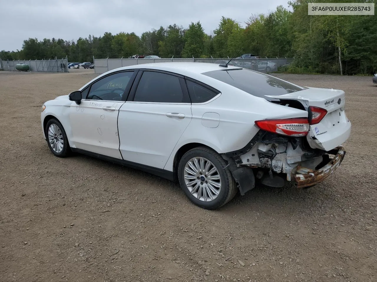 2014 Ford Fusion S Hybrid VIN: 3FA6P0UUXER285743 Lot: 69617884