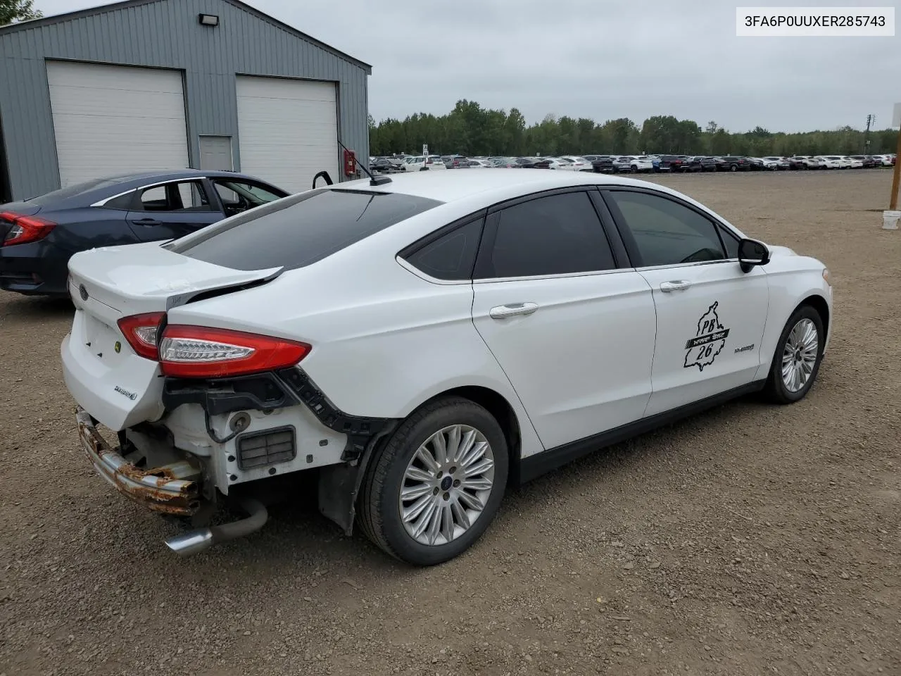 2014 Ford Fusion S Hybrid VIN: 3FA6P0UUXER285743 Lot: 69617884