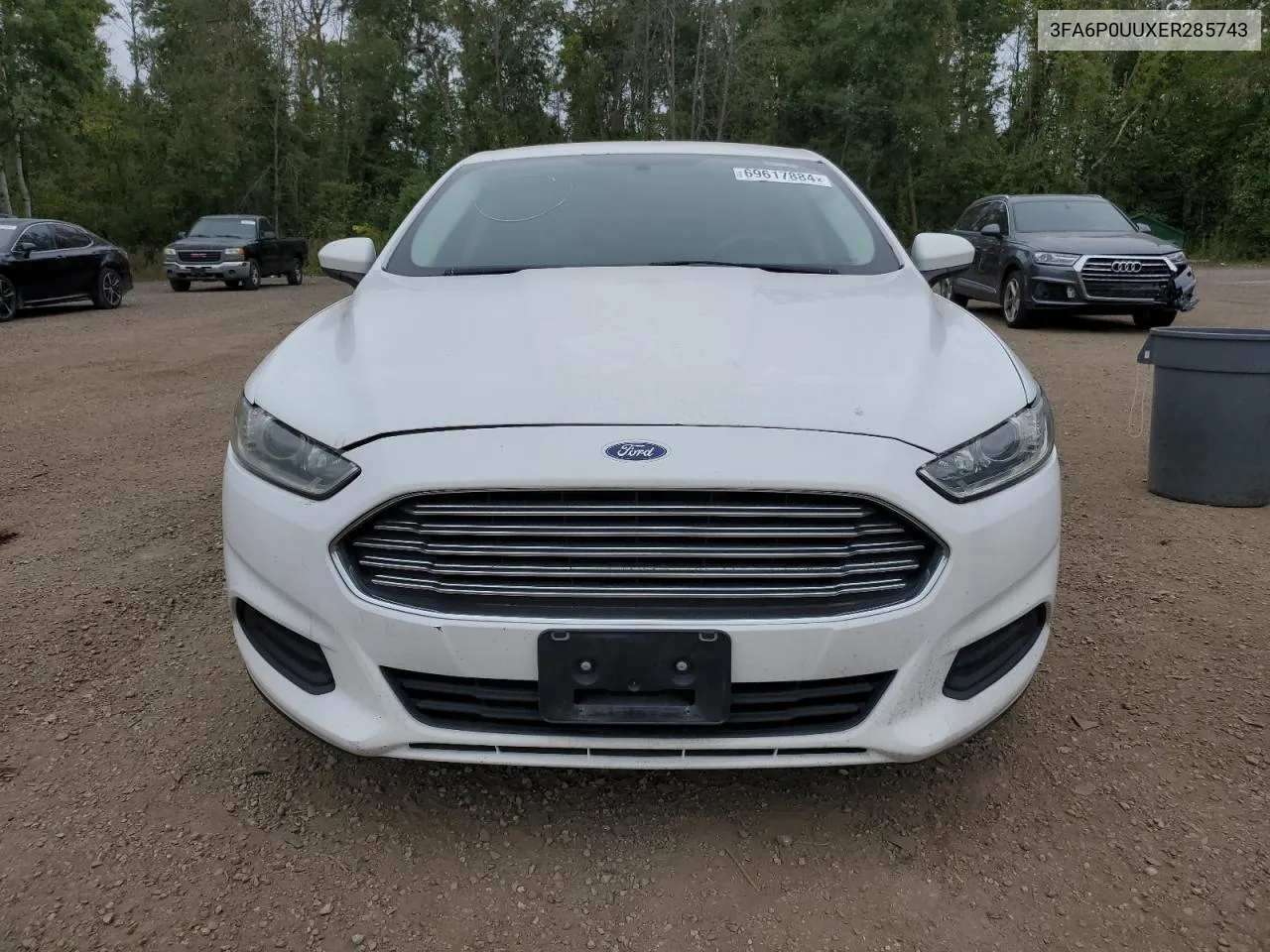 2014 Ford Fusion S Hybrid VIN: 3FA6P0UUXER285743 Lot: 69617884