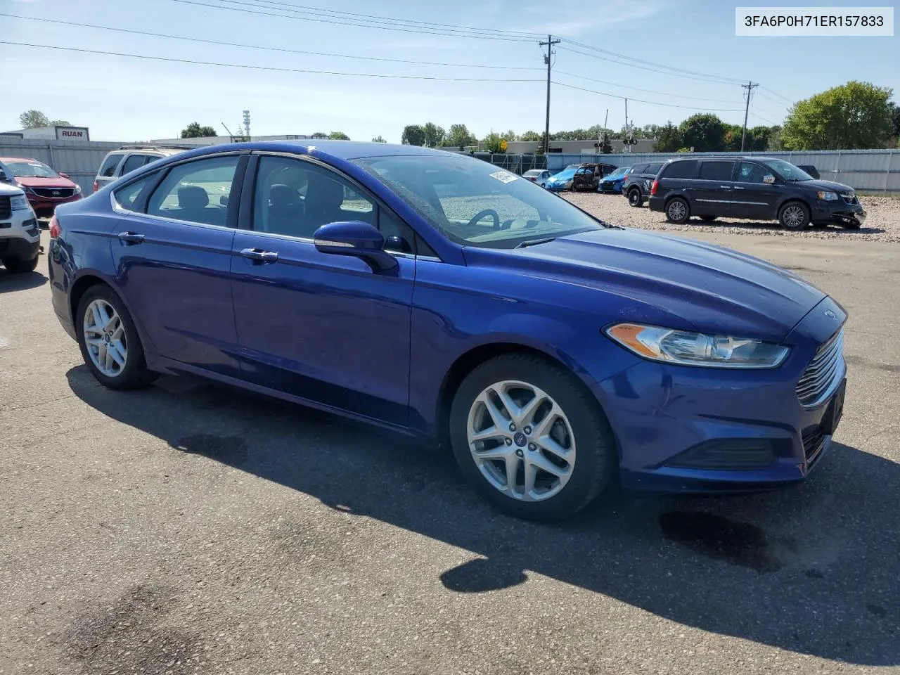 2014 Ford Fusion Se VIN: 3FA6P0H71ER157833 Lot: 69654444