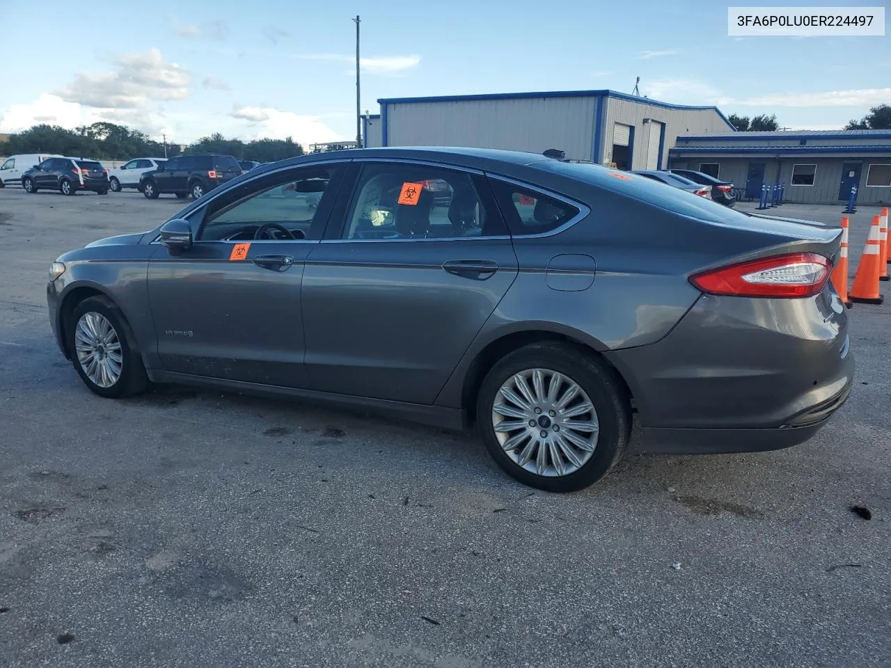 2014 Ford Fusion Se Hybrid VIN: 3FA6P0LU0ER224497 Lot: 69657064