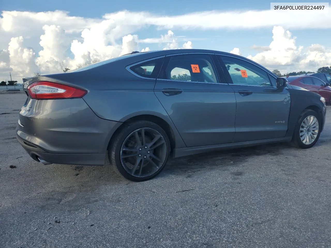 3FA6P0LU0ER224497 2014 Ford Fusion Se Hybrid