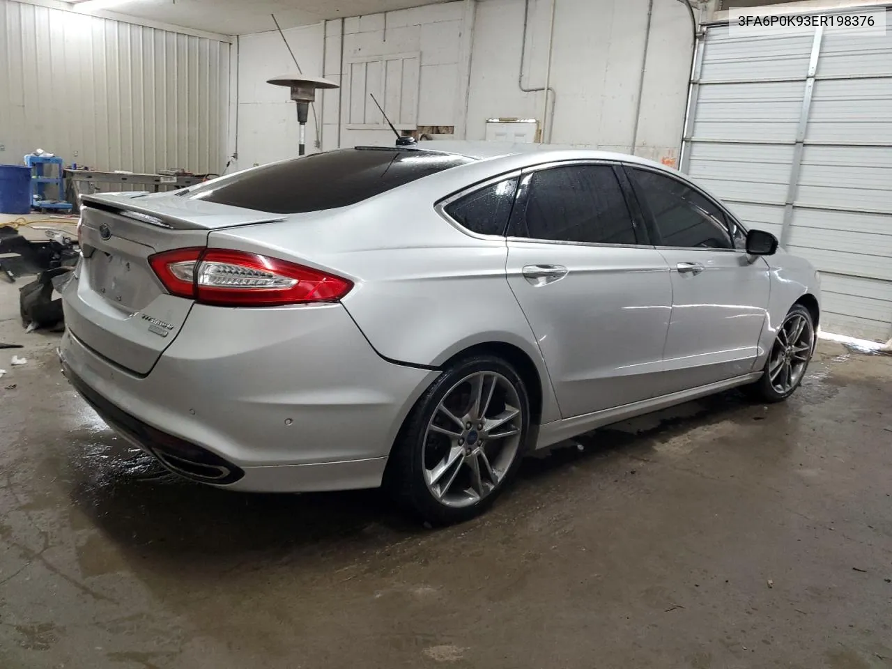 2014 Ford Fusion Titanium VIN: 3FA6P0K93ER198376 Lot: 69693424