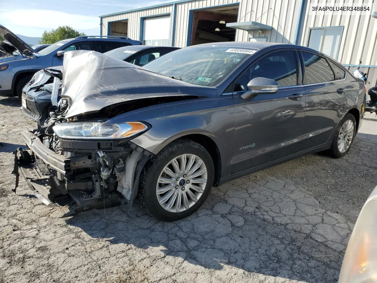 2014 Ford Fusion Se Hybrid VIN: 3FA6P0LU4ER348854 Lot: 69858864