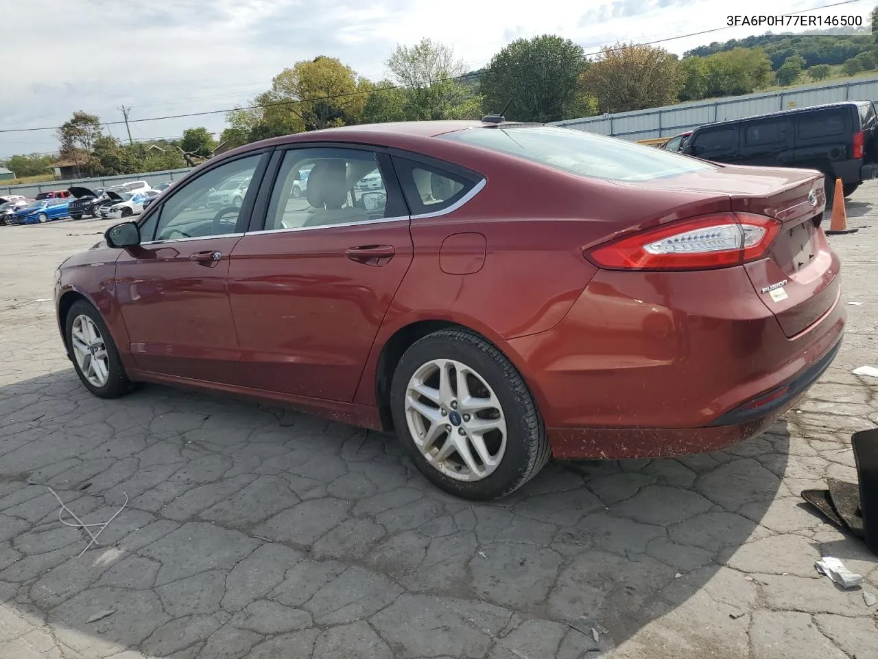 2014 Ford Fusion Se VIN: 3FA6P0H77ER146500 Lot: 69921724