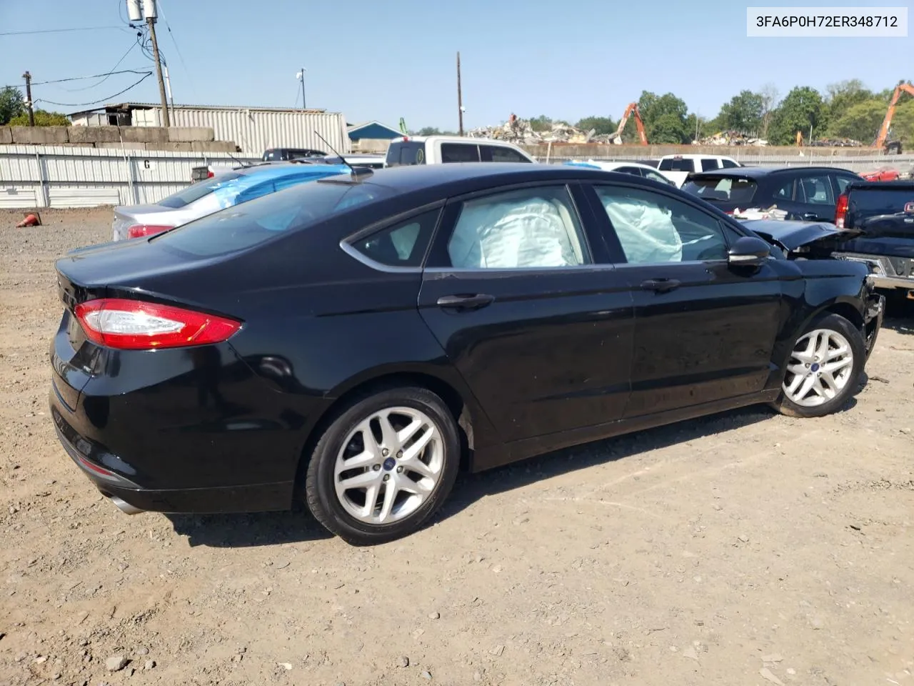 2014 Ford Fusion Se VIN: 3FA6P0H72ER348712 Lot: 69938484