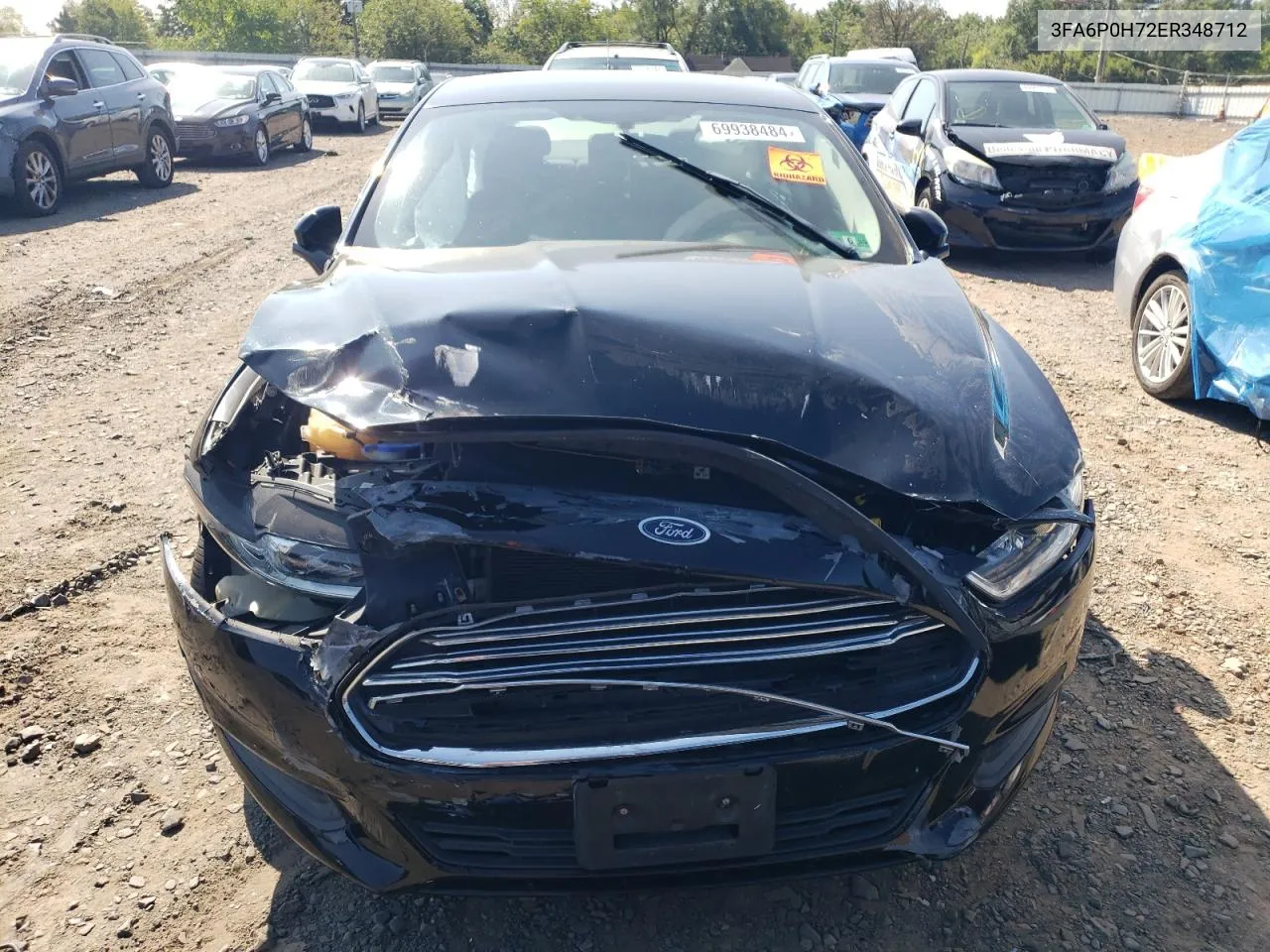 3FA6P0H72ER348712 2014 Ford Fusion Se