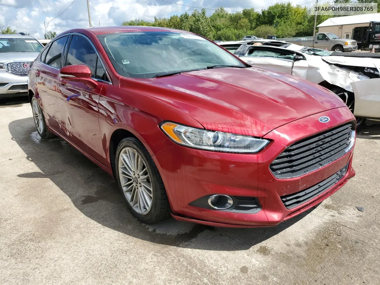 2014 Ford Fusion Se VIN: 3FA6P0H98ER308765 Lot: 69990674