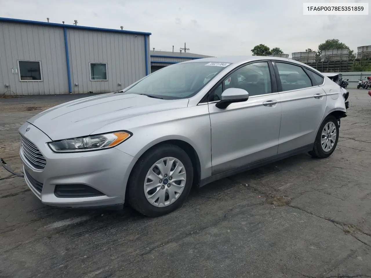 2014 Ford Fusion S VIN: 1FA6P0G78E5351859 Lot: 70021784