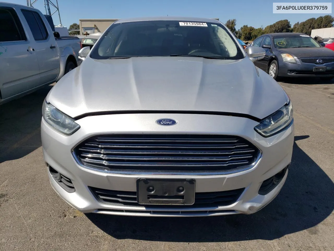 3FA6P0LU0ER379759 2014 Ford Fusion Se Hybrid