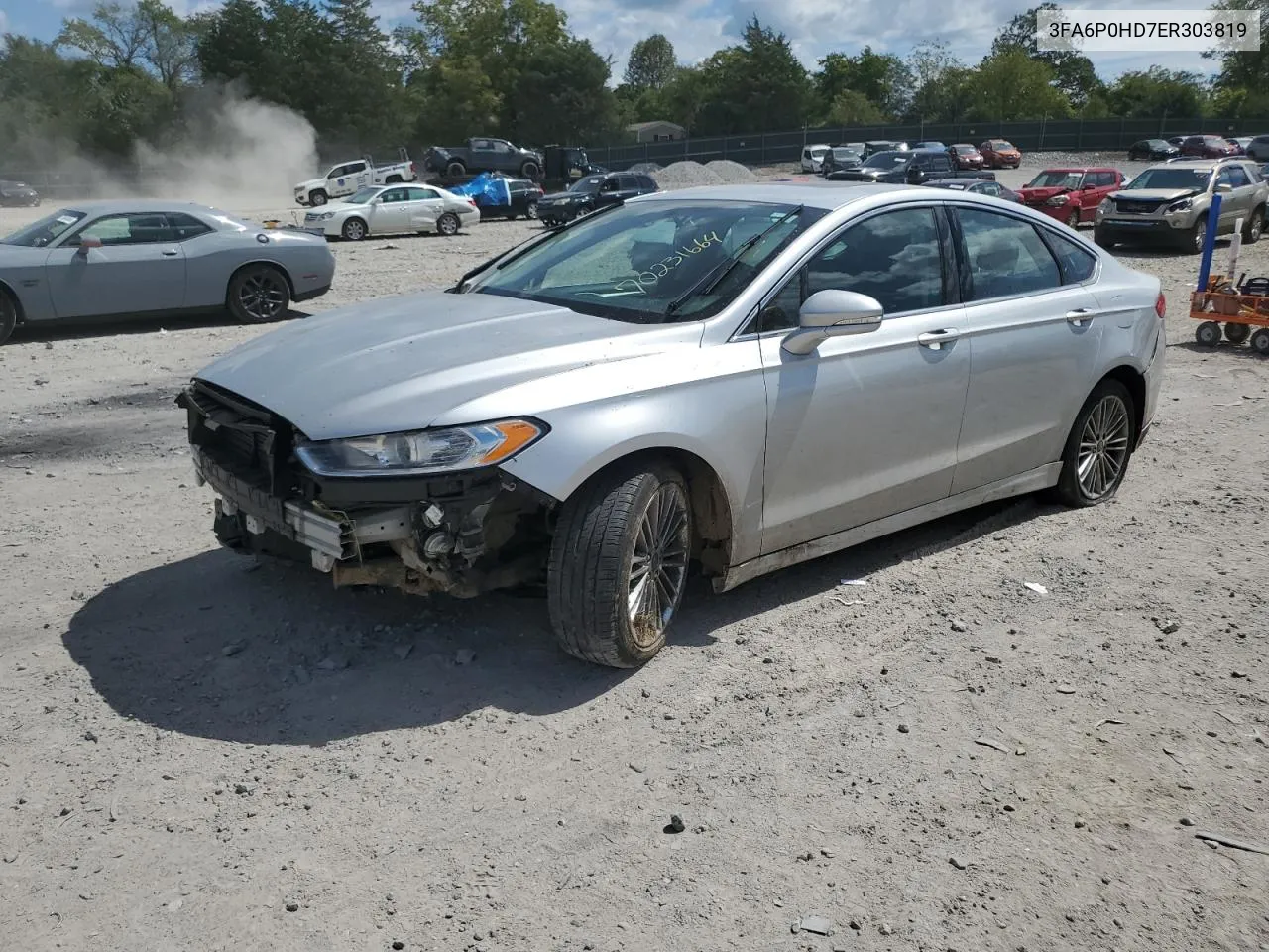 2014 Ford Fusion Se VIN: 3FA6P0HD7ER303819 Lot: 70231664