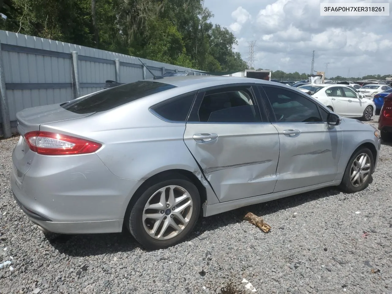 2014 Ford Fusion Se VIN: 3FA6P0H7XER318261 Lot: 70446364