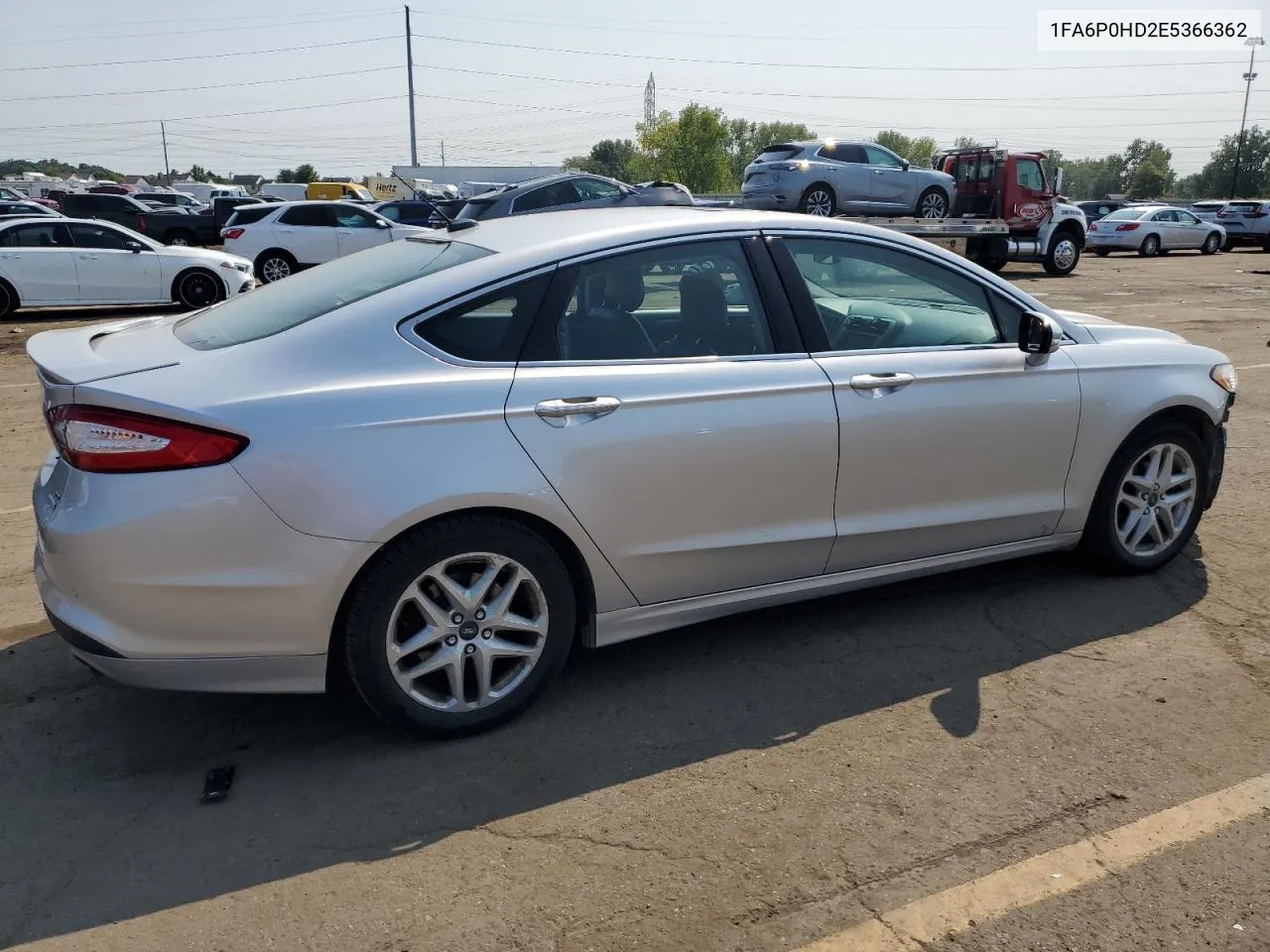 2014 Ford Fusion Se VIN: 1FA6P0HD2E5366362 Lot: 70457634