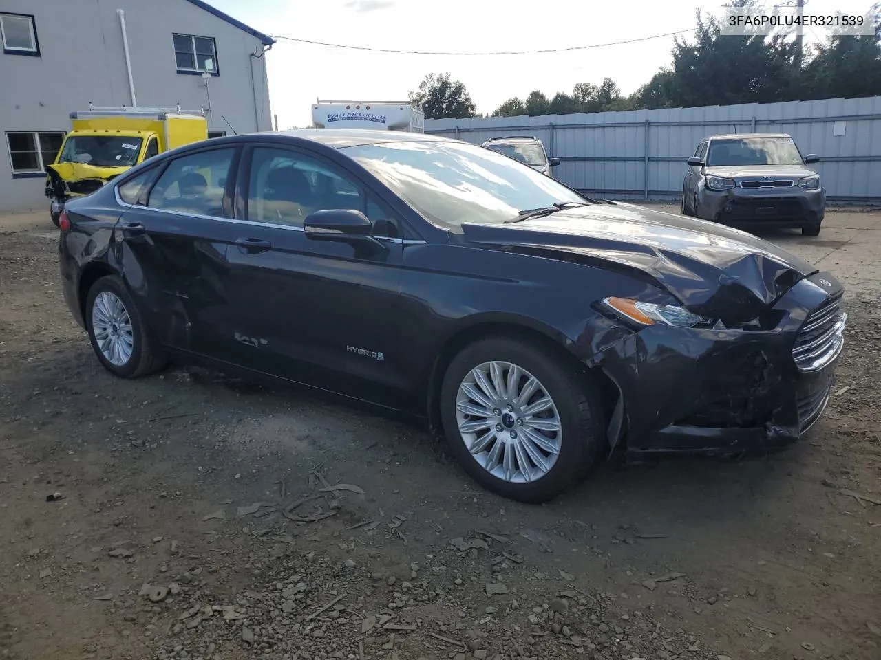 2014 Ford Fusion Se Hybrid VIN: 3FA6P0LU4ER321539 Lot: 70529834