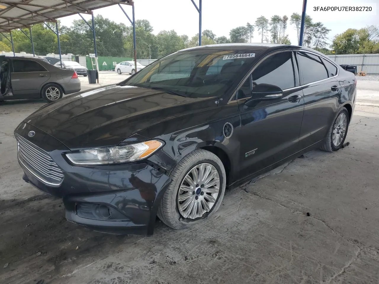 2014 Ford Fusion Se Phev VIN: 3FA6P0PU7ER382720 Lot: 70584664