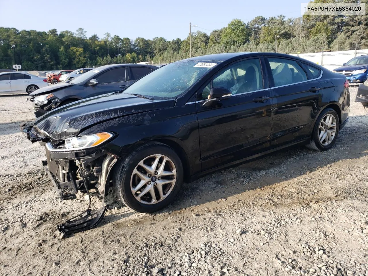 2014 Ford Fusion Se VIN: 1FA6P0H7XE5354020 Lot: 70651464