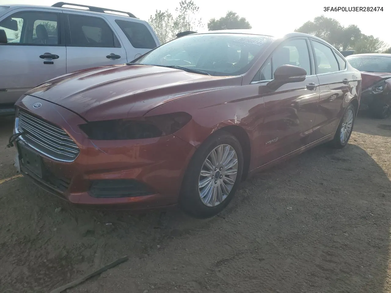 2014 Ford Fusion Se Hybrid VIN: 3FA6P0LU3ER282474 Lot: 70760814