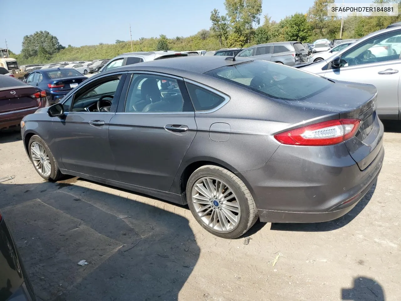 2014 Ford Fusion Se VIN: 3FA6P0HD7ER184881 Lot: 70814574