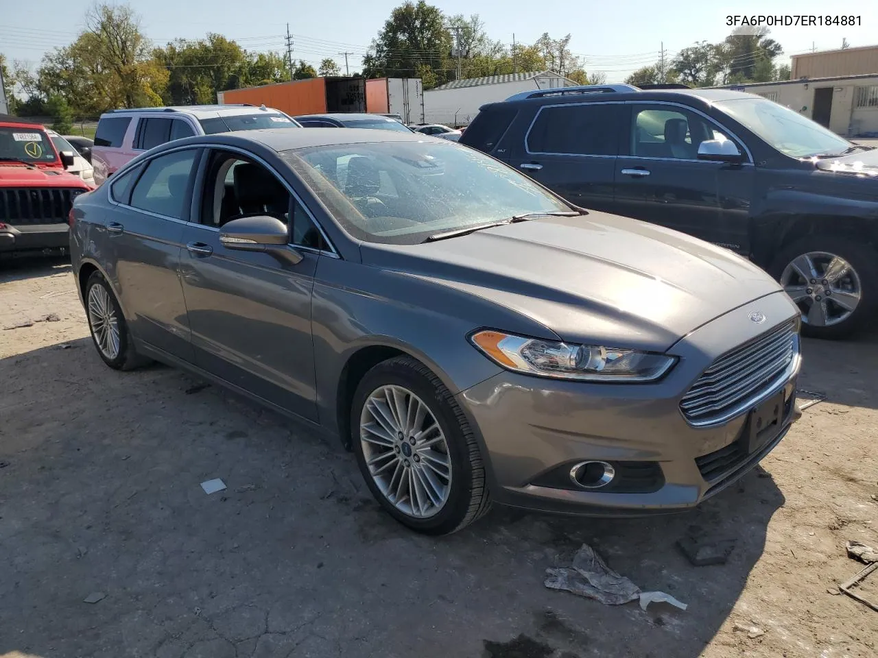 2014 Ford Fusion Se VIN: 3FA6P0HD7ER184881 Lot: 70814574