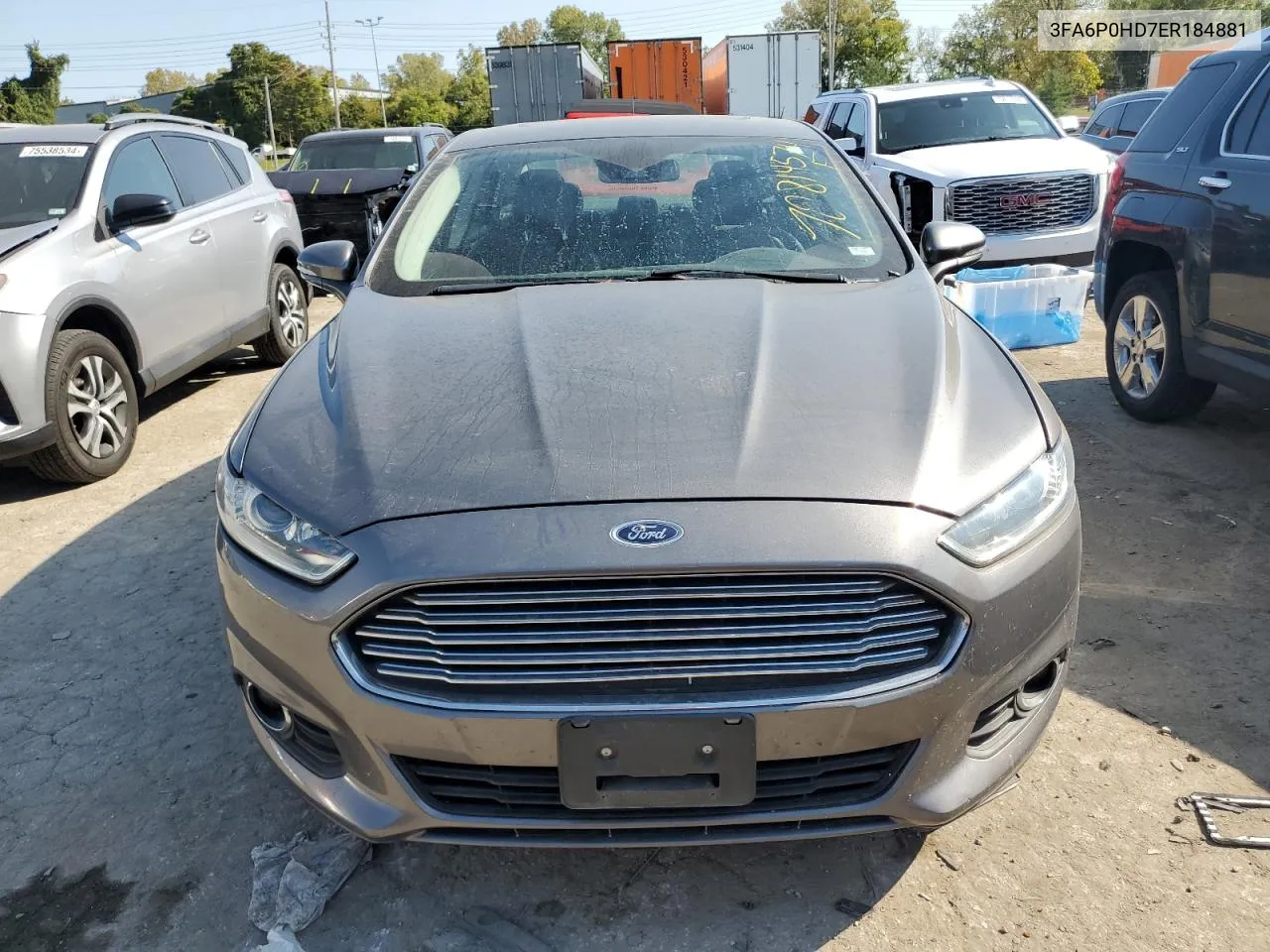 2014 Ford Fusion Se VIN: 3FA6P0HD7ER184881 Lot: 70814574