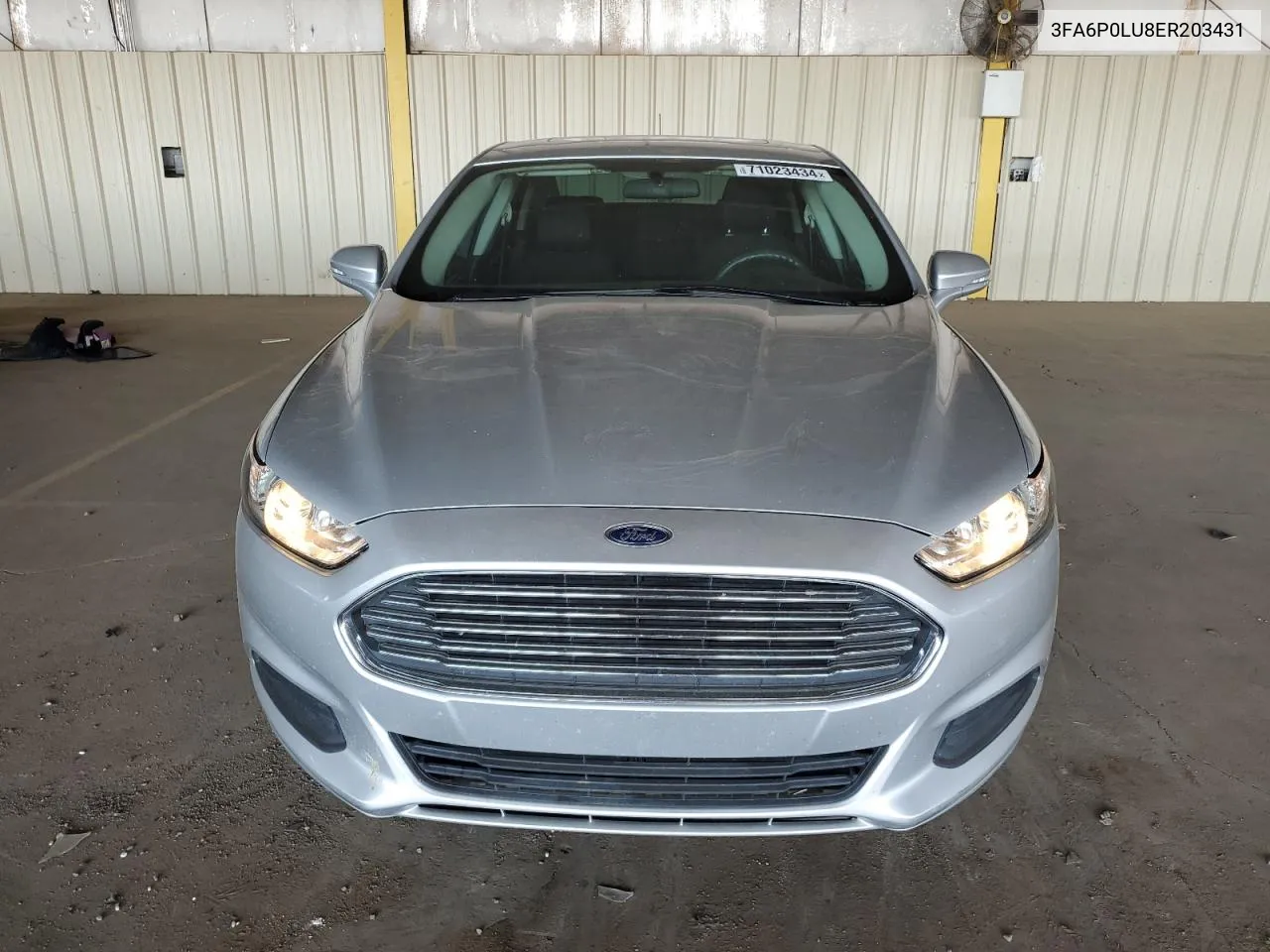 2014 Ford Fusion Se Hybrid VIN: 3FA6P0LU8ER203431 Lot: 71023434