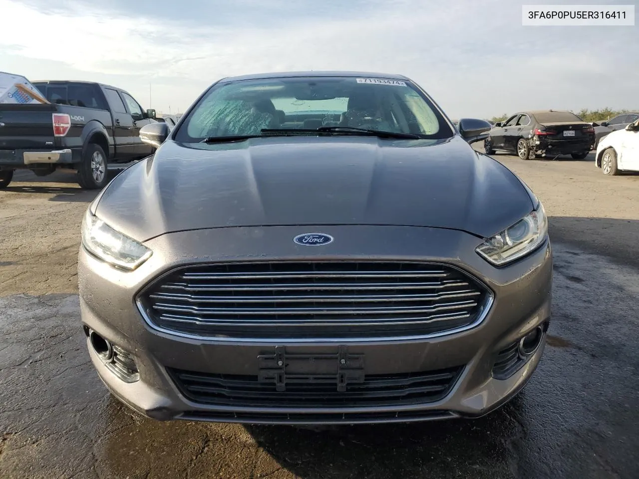 2014 Ford Fusion Se Phev VIN: 3FA6P0PU5ER316411 Lot: 71193474