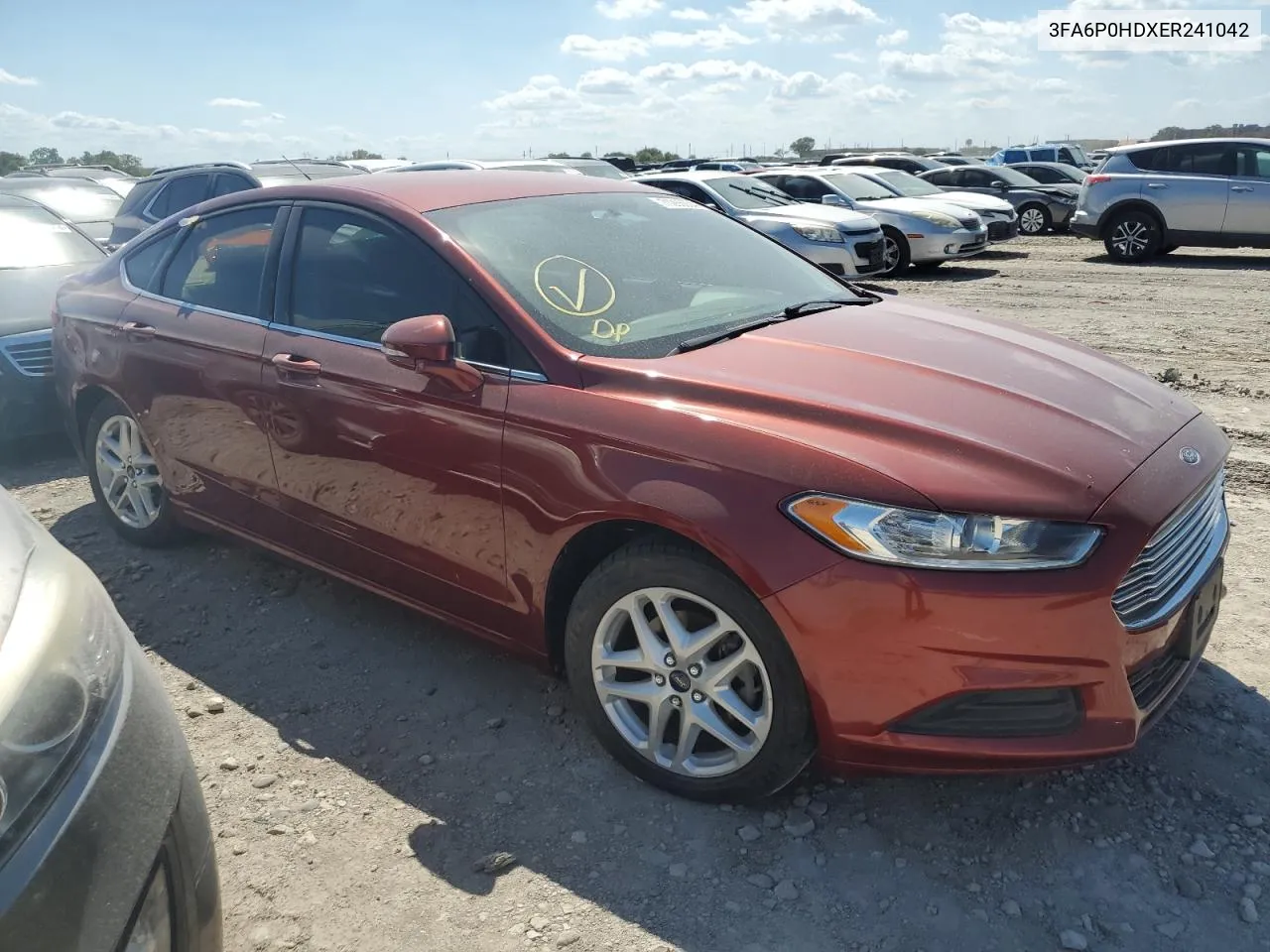 3FA6P0HDXER241042 2014 Ford Fusion Se