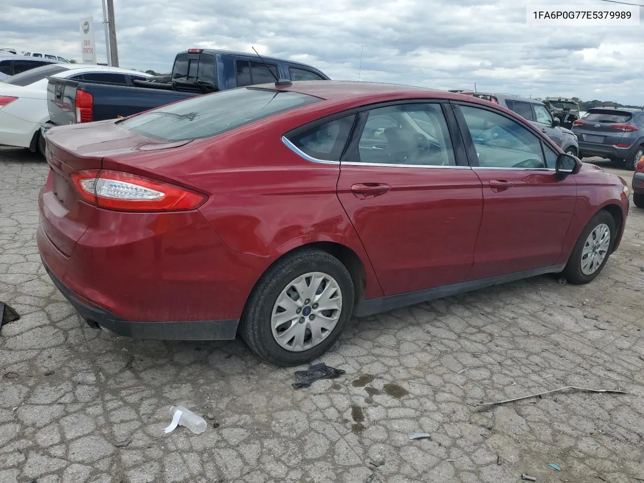 2014 Ford Fusion S VIN: 1FA6P0G77E5379989 Lot: 71307704