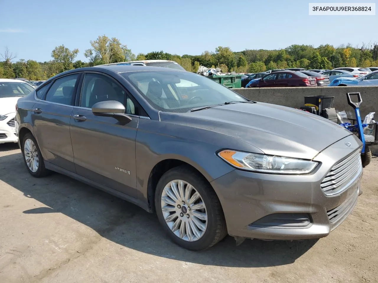 2014 Ford Fusion S Hybrid VIN: 3FA6P0UU9ER368824 Lot: 71390944