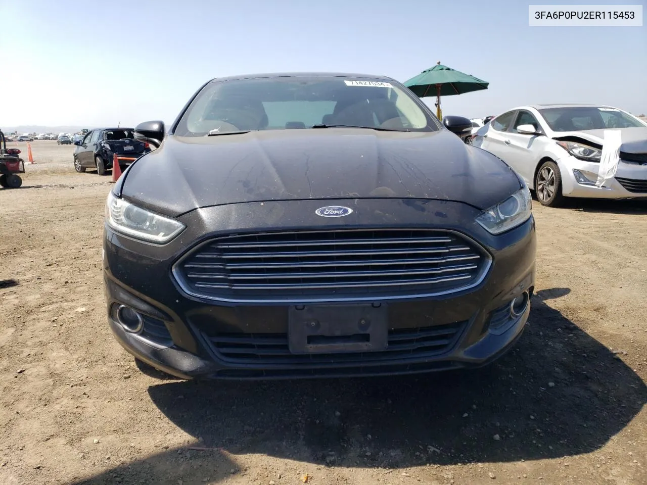 2014 Ford Fusion Se Phev VIN: 3FA6P0PU2ER115453 Lot: 71427534