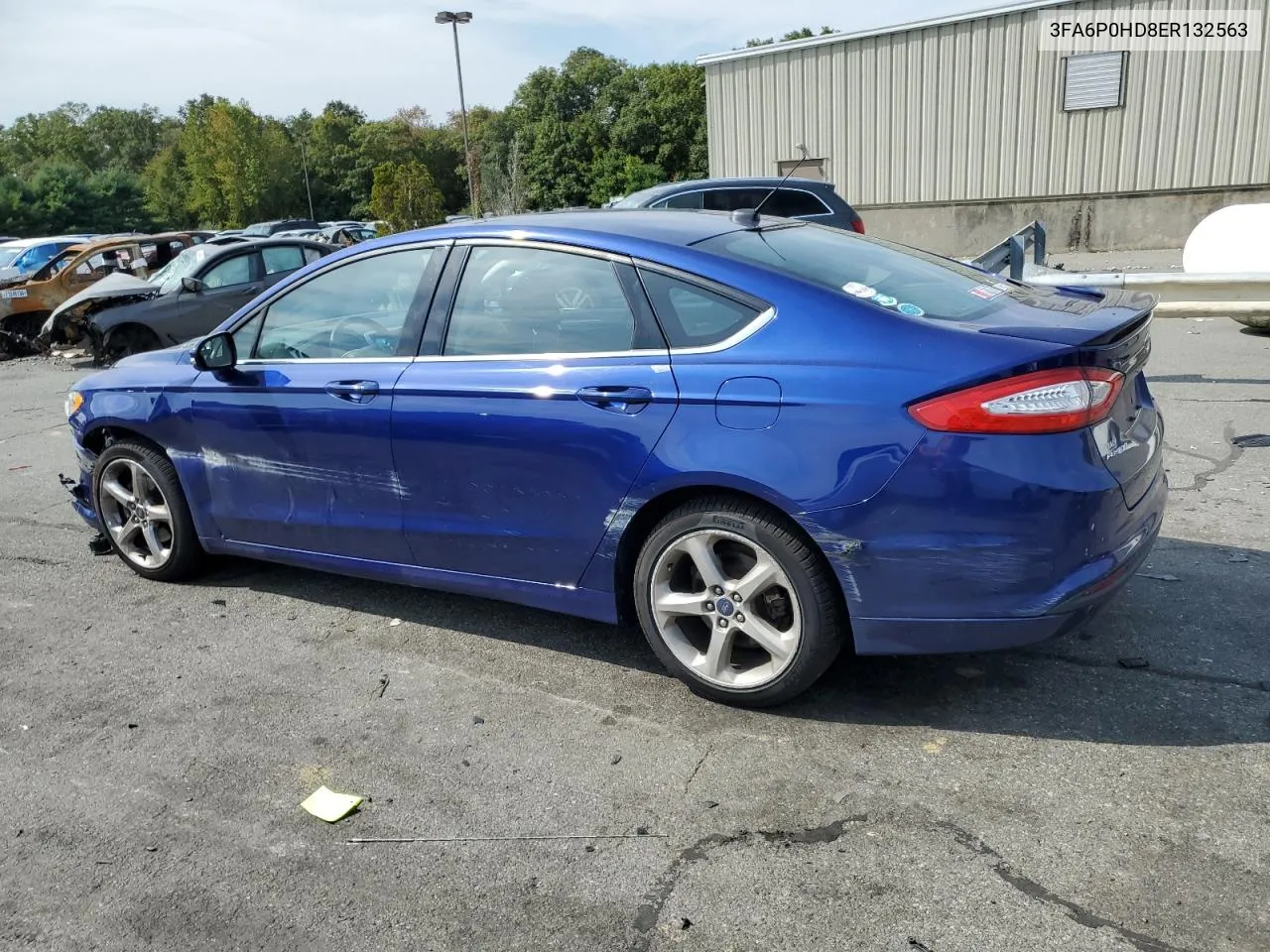 2014 Ford Fusion Se VIN: 3FA6P0HD8ER132563 Lot: 71491294