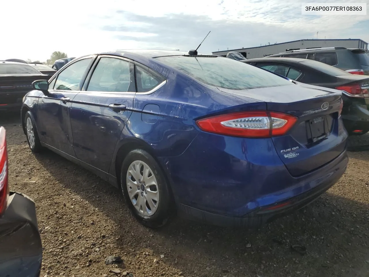 2014 Ford Fusion S VIN: 3FA6P0G77ER108363 Lot: 71616744