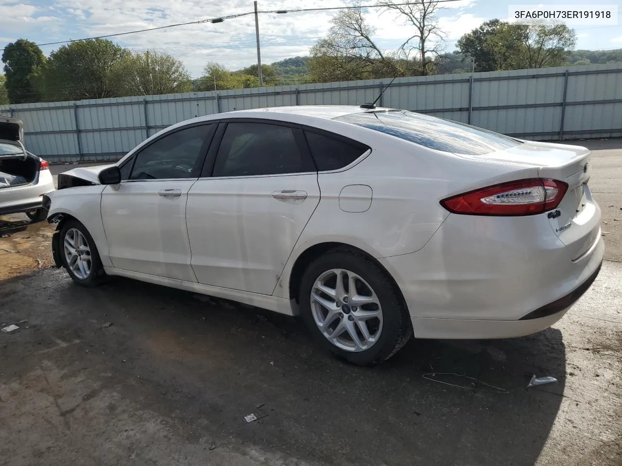 2014 Ford Fusion Se VIN: 3FA6P0H73ER191918 Lot: 71660094