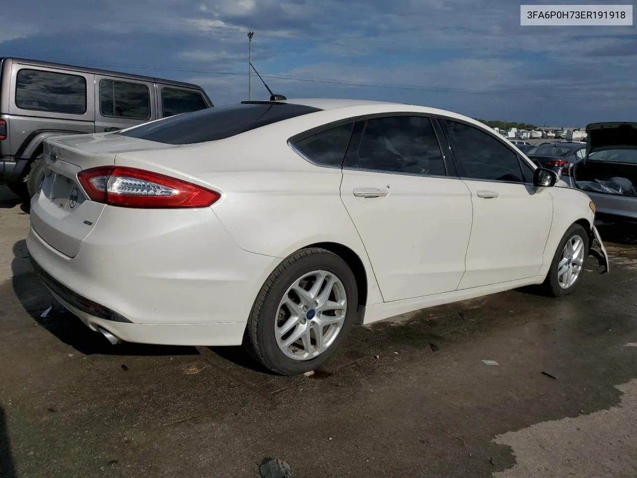 2014 Ford Fusion Se VIN: 3FA6P0H73ER191918 Lot: 71660094