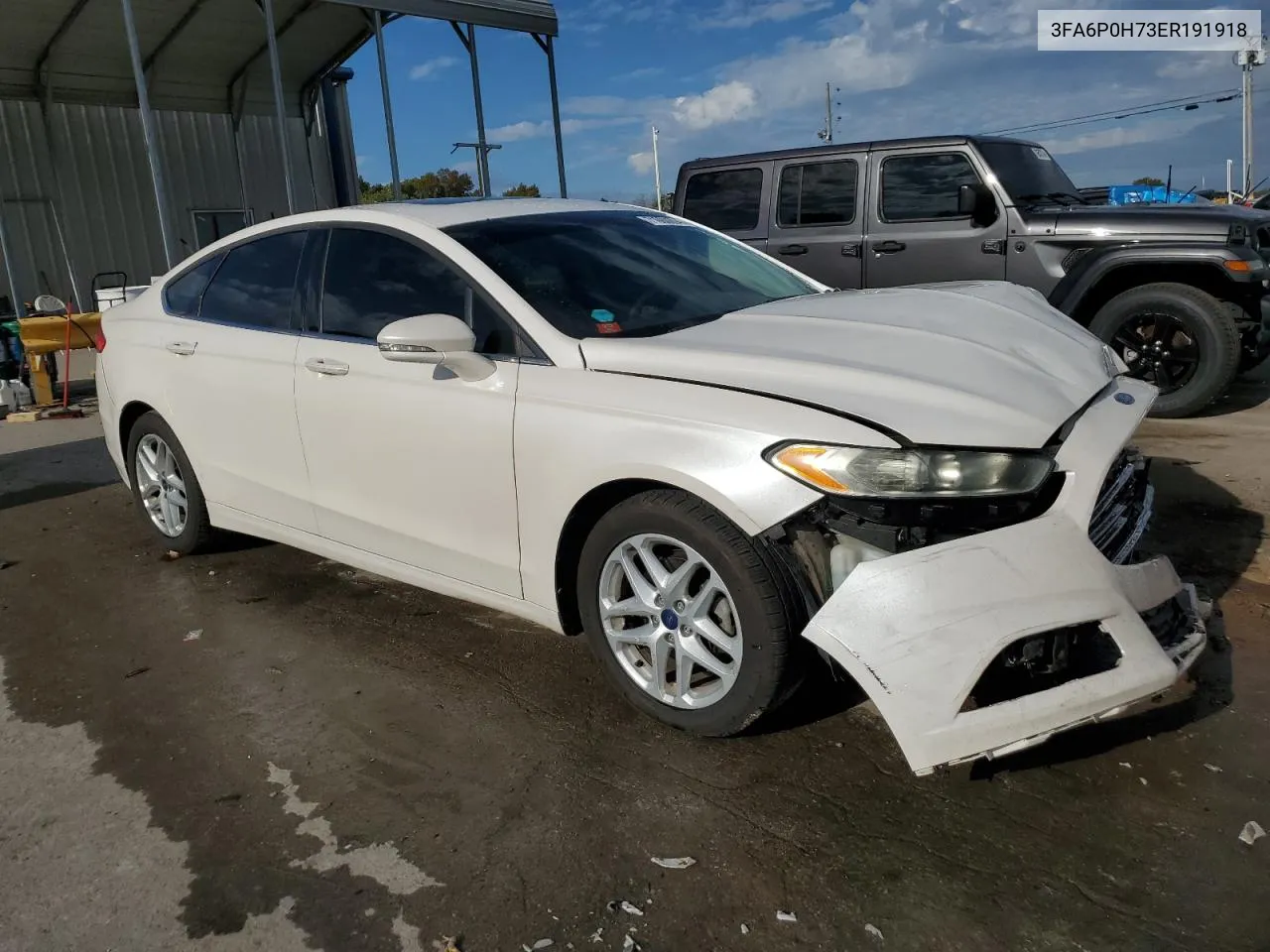 2014 Ford Fusion Se VIN: 3FA6P0H73ER191918 Lot: 71660094