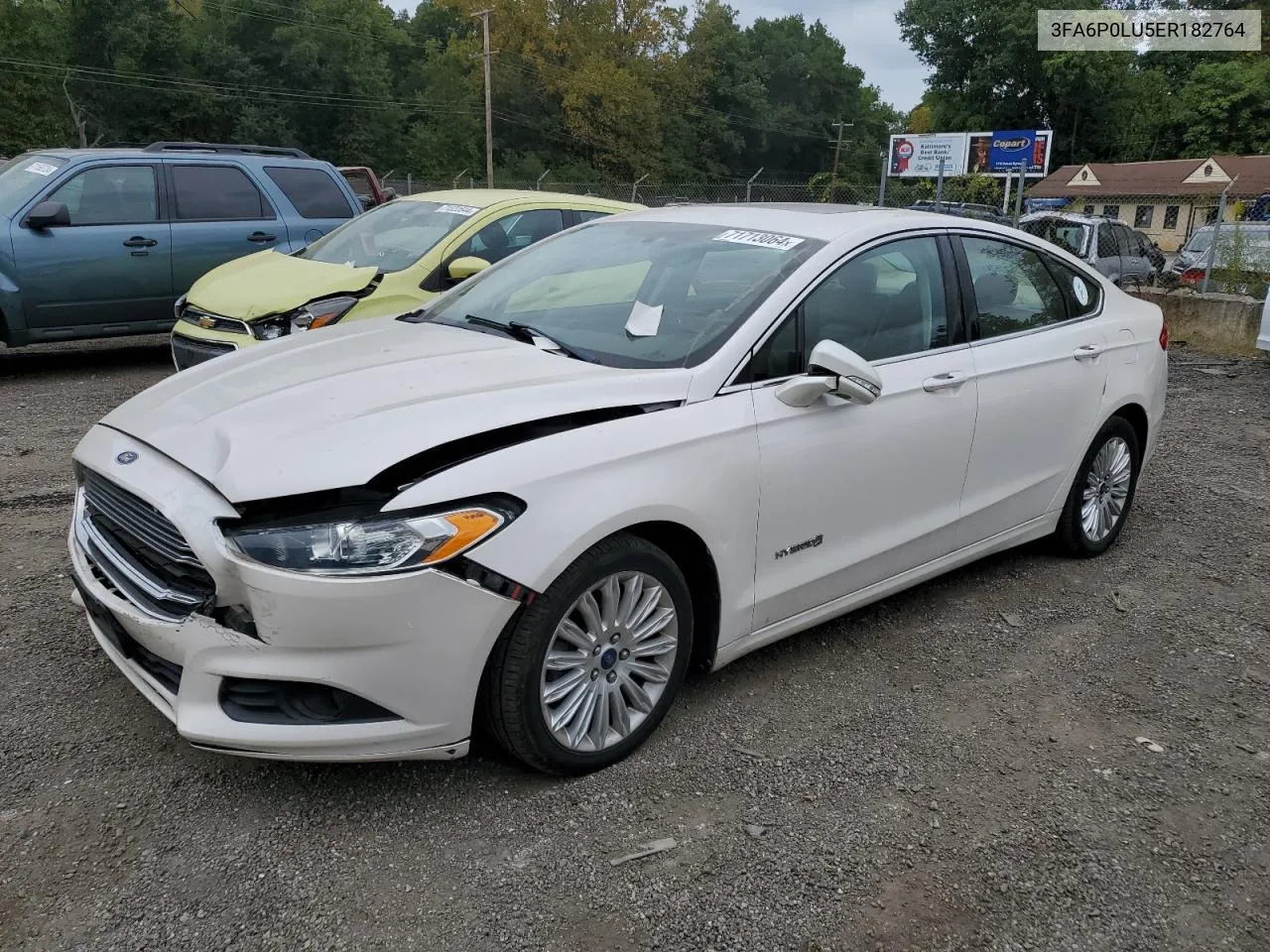 3FA6P0LU5ER182764 2014 Ford Fusion Se Hybrid