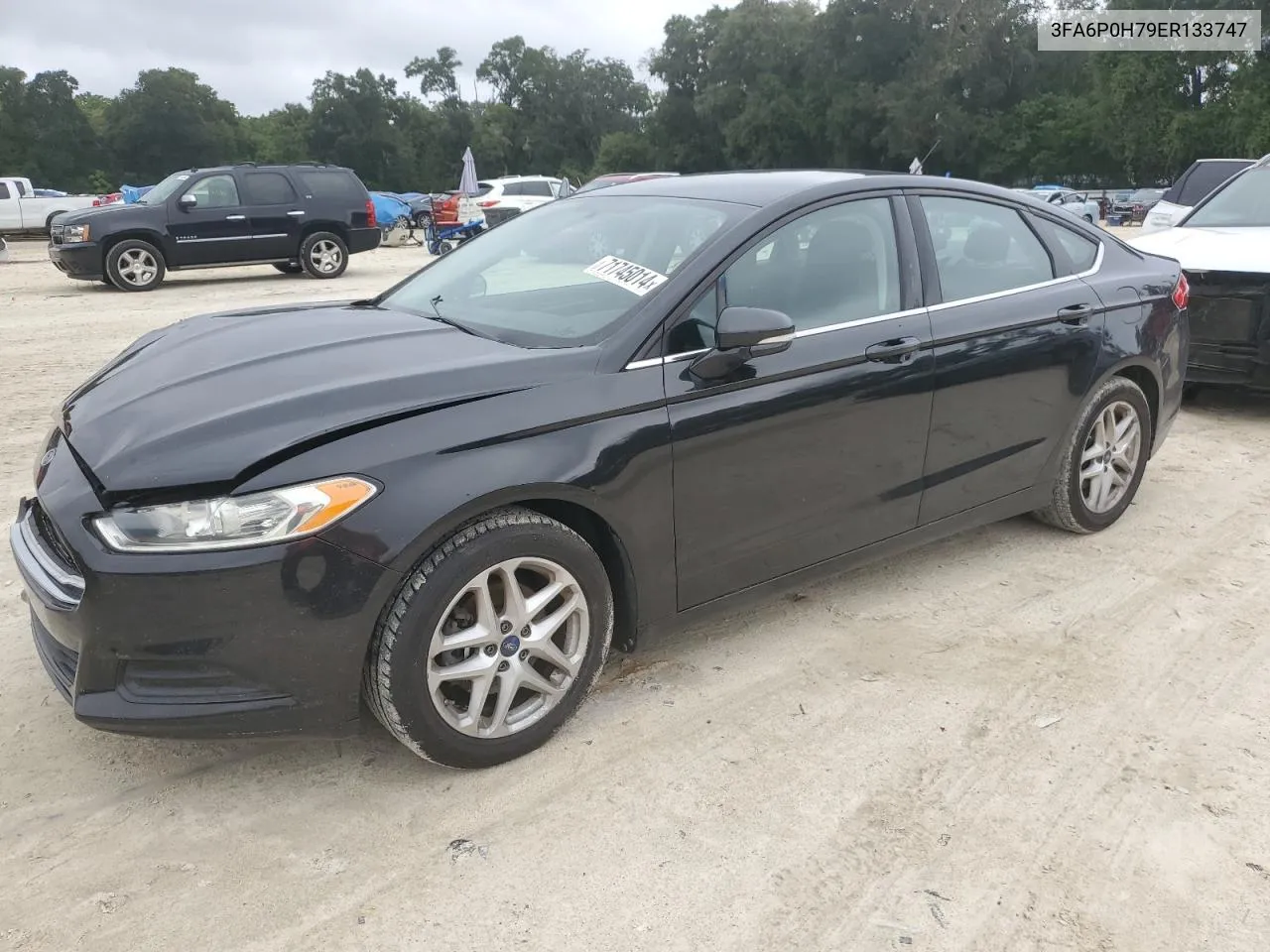 2014 Ford Fusion Se VIN: 3FA6P0H79ER133747 Lot: 71745014