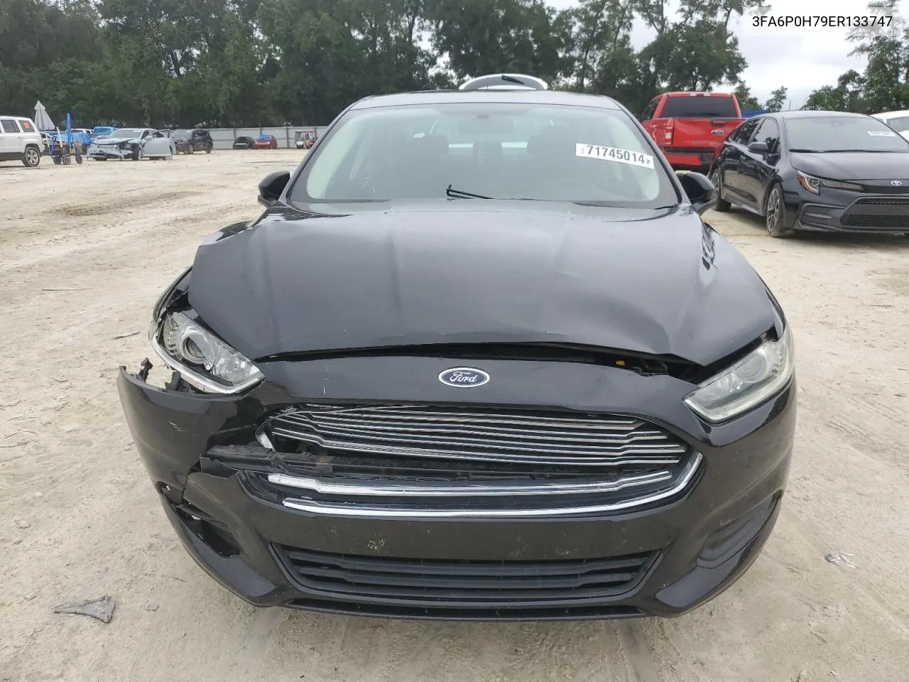 2014 Ford Fusion Se VIN: 3FA6P0H79ER133747 Lot: 71745014