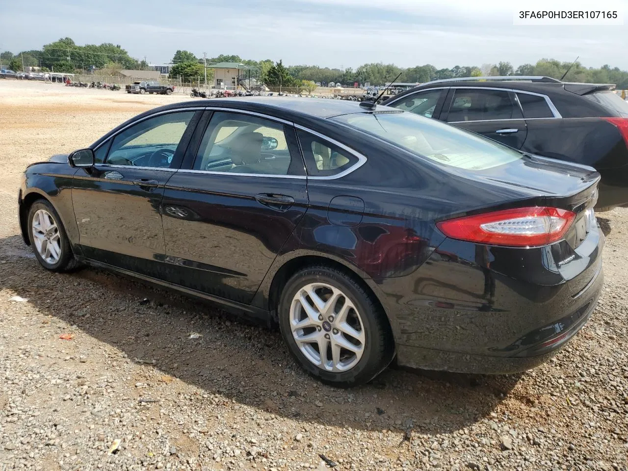 2014 Ford Fusion Se VIN: 3FA6P0HD3ER107165 Lot: 71851454