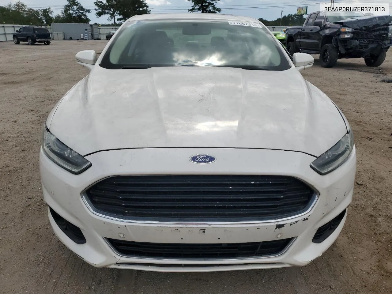 2014 Ford Fusion Titanium Hev VIN: 3FA6P0RU7ER371813 Lot: 71867914