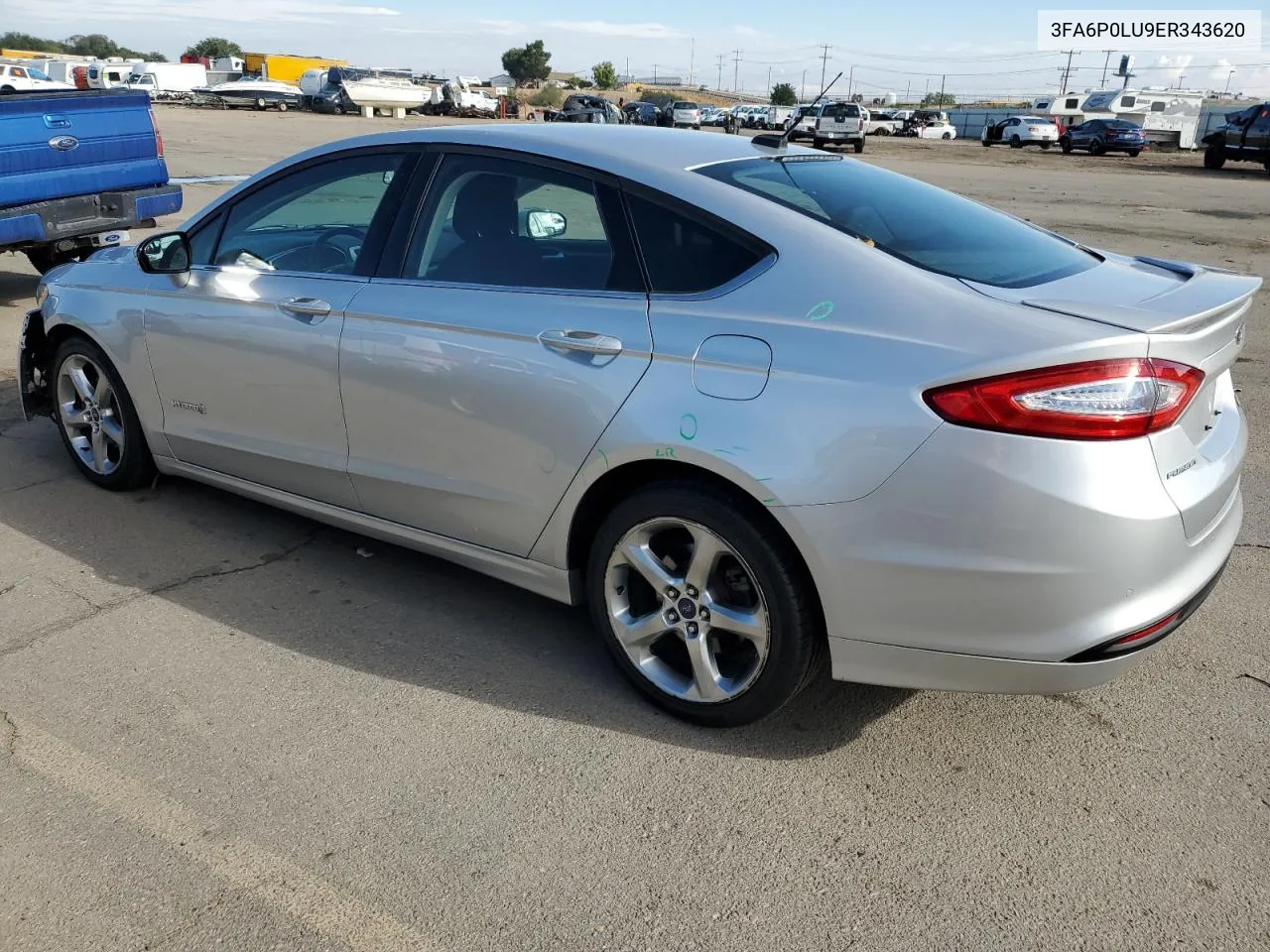 2014 Ford Fusion Se Hybrid VIN: 3FA6P0LU9ER343620 Lot: 72094234