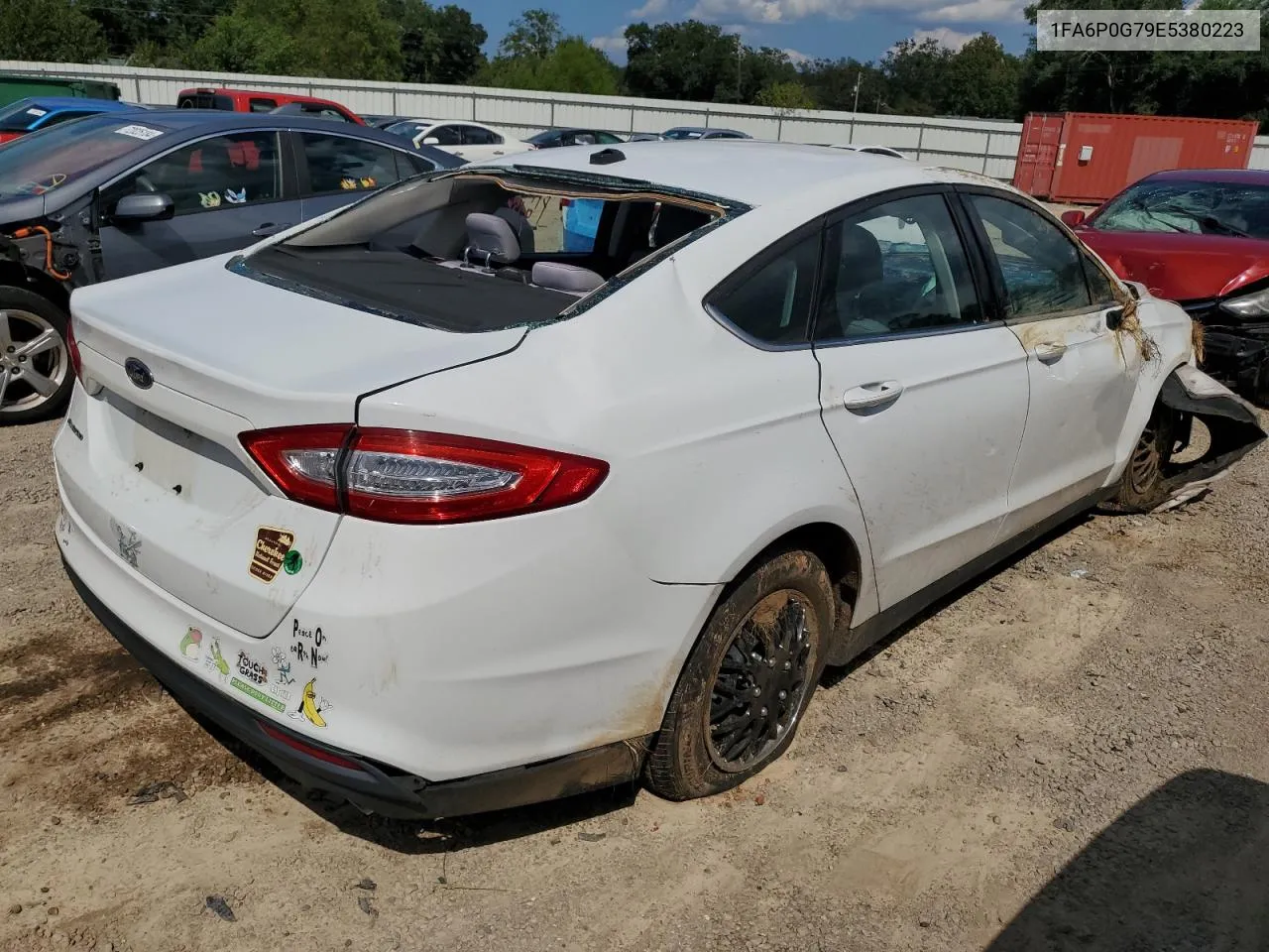 2014 Ford Fusion S VIN: 1FA6P0G79E5380223 Lot: 72118094