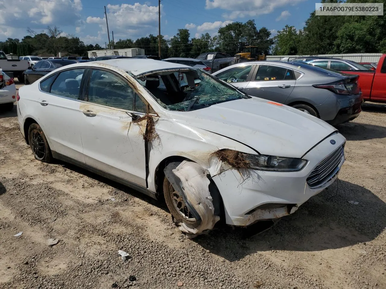 2014 Ford Fusion S VIN: 1FA6P0G79E5380223 Lot: 72118094