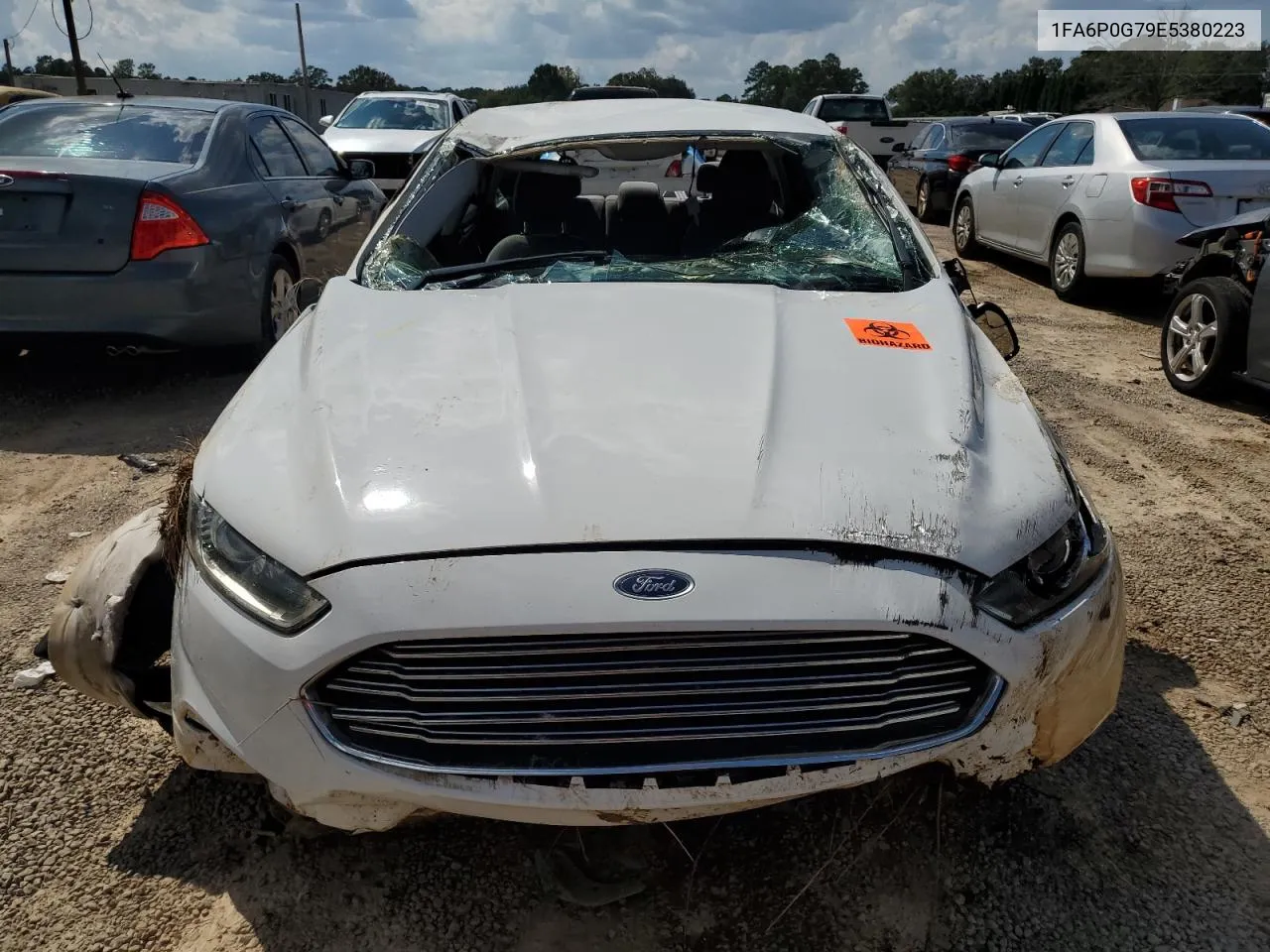 2014 Ford Fusion S VIN: 1FA6P0G79E5380223 Lot: 72118094