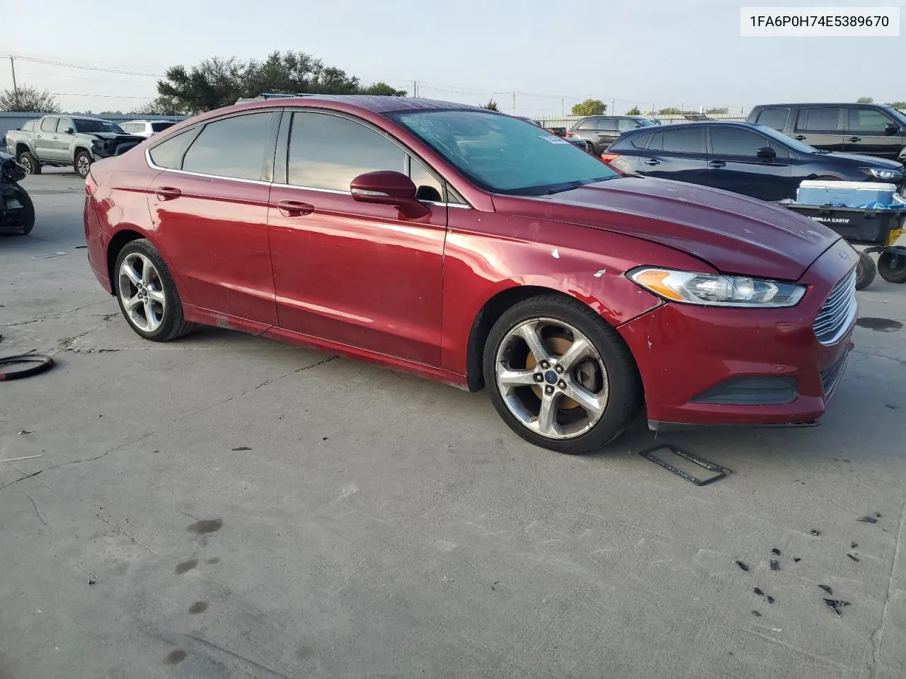 1FA6P0H74E5389670 2014 Ford Fusion Se