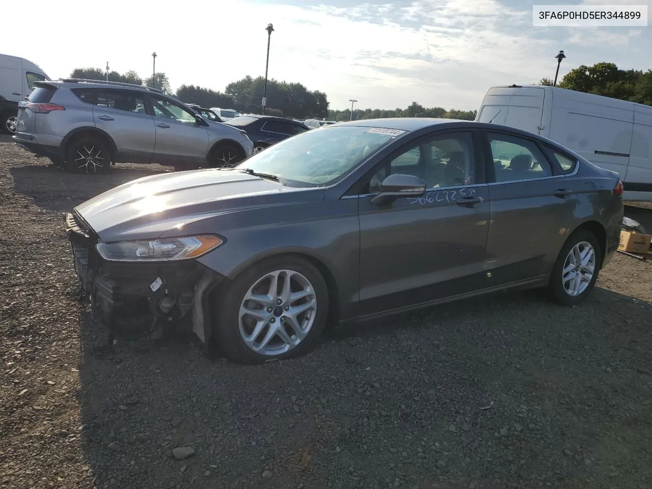 2014 Ford Fusion Se VIN: 3FA6P0HD5ER344899 Lot: 72318744