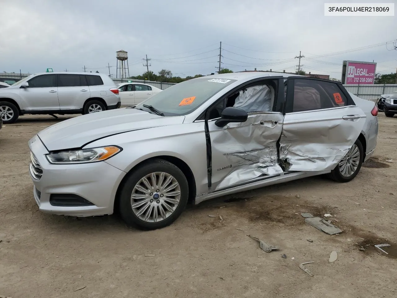 2014 Ford Fusion Se Hybrid VIN: 3FA6P0LU4ER218069 Lot: 72717744