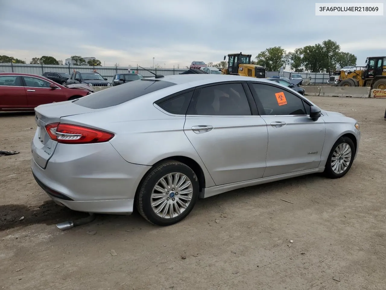 2014 Ford Fusion Se Hybrid VIN: 3FA6P0LU4ER218069 Lot: 72717744