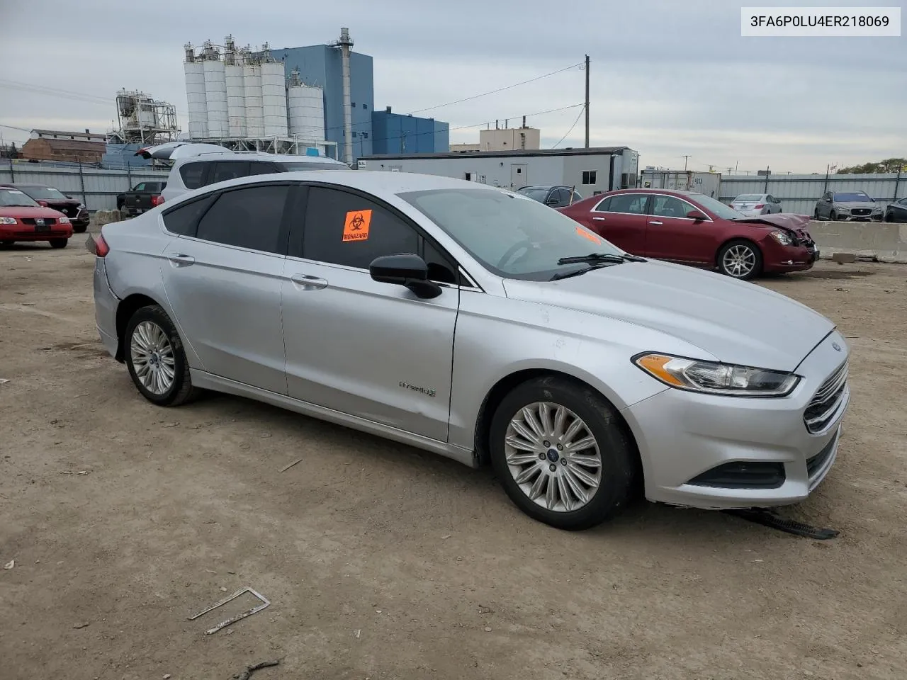 3FA6P0LU4ER218069 2014 Ford Fusion Se Hybrid